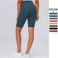 Pantalones cortos de entrenamiento de cintura alta para mujeres con pantalones cortos de ciclista de bermuda